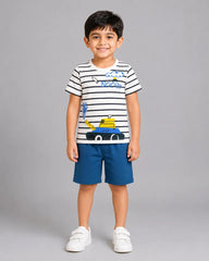 Striped Tank Short Set