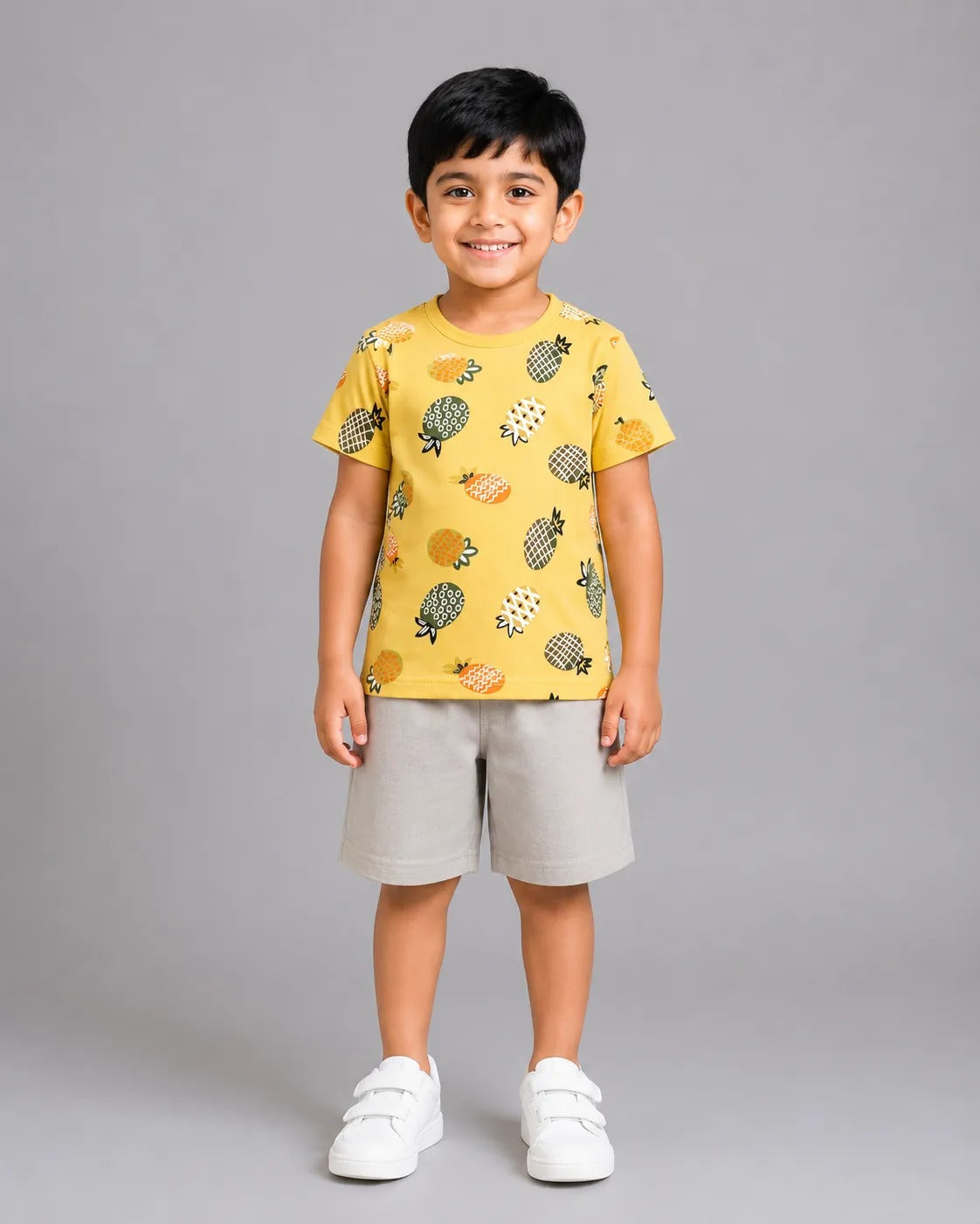 Little Pineapple Short Set