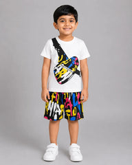 Urban Vibes Short Set - White