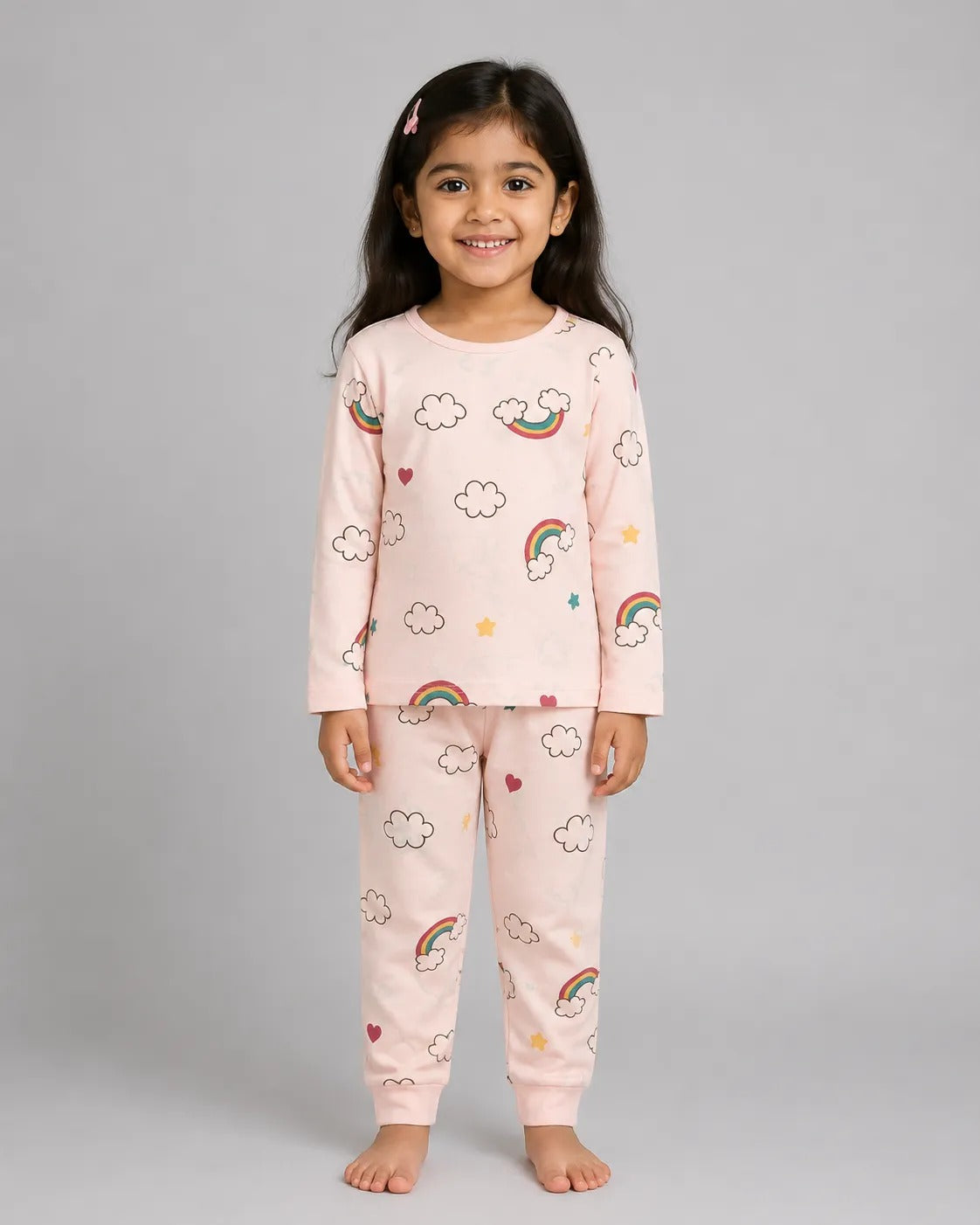 Pink Rainbow Kids Wear