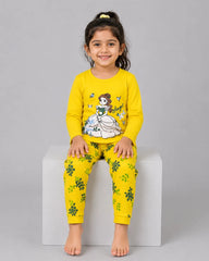 Little Angel Princess Pajama Set - Yellow