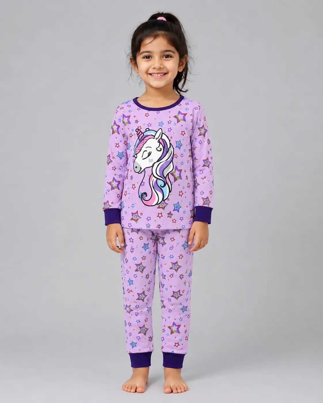Magical Unicorn Pajama Set - Purple