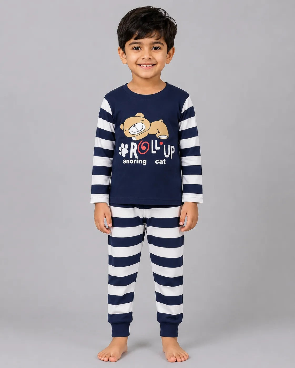 Blue Roll Up Kids Wear