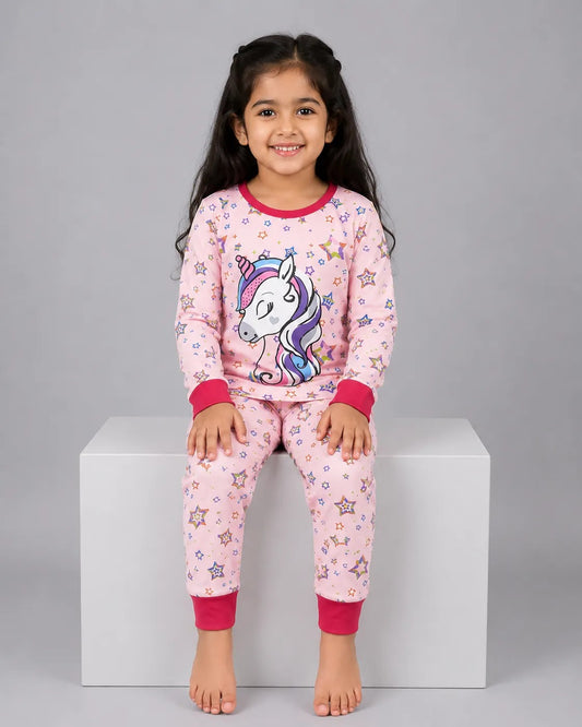 Magical Unicorn Pajama Set - Pink