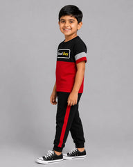 Maroon Panel Pajama Set - Good Boy