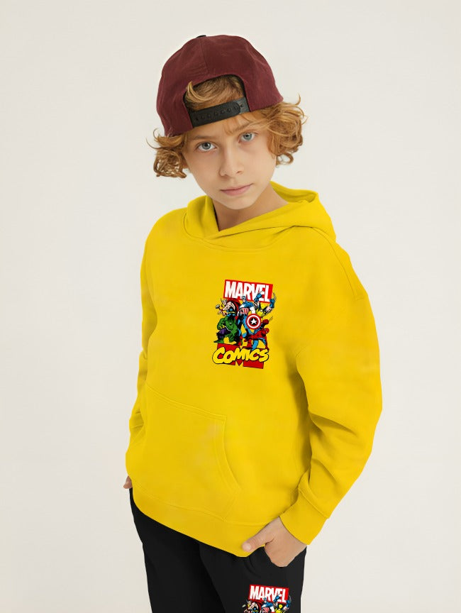 Marvel Comic Printed Kids Hoodie Set