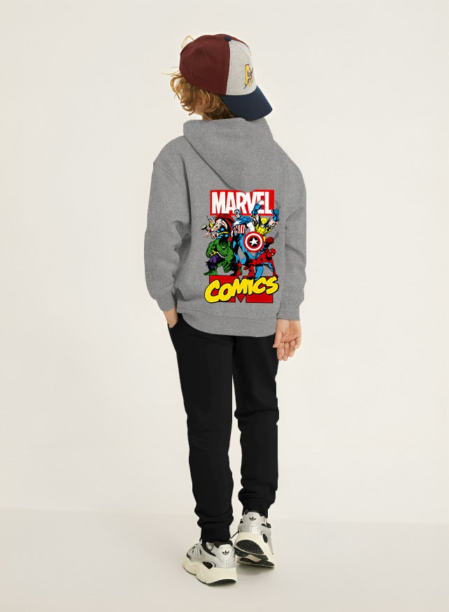 Marvel Comic Printed Kids Hoodie Set