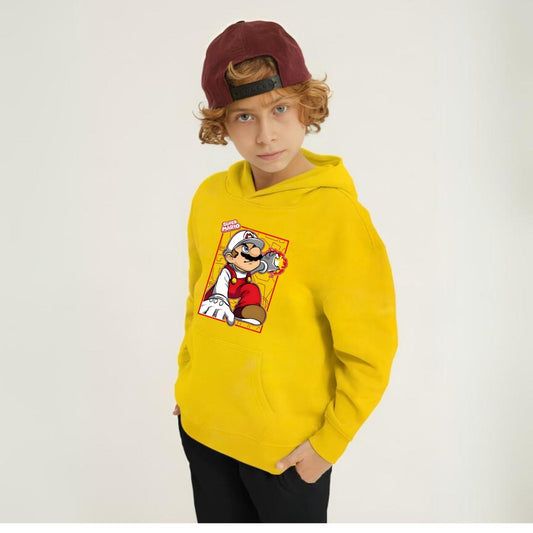 Super Mario Printed Kids Hoodie Set