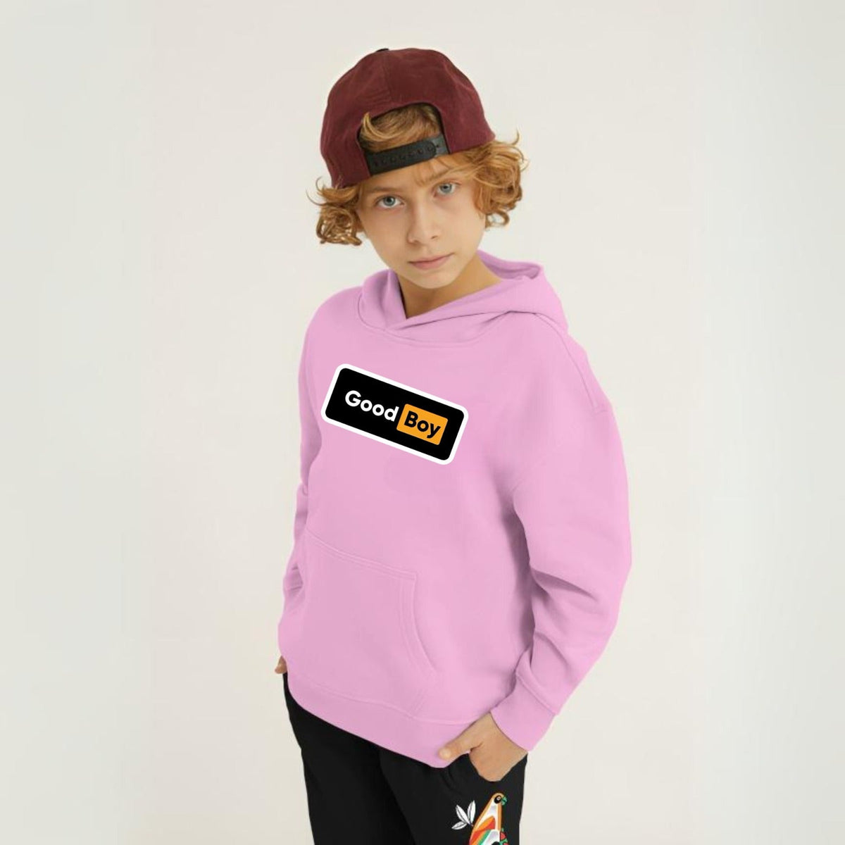 Kids Winter Hoodie Set | Good Boy Printed