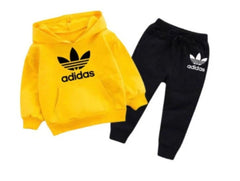 Kids Winter Hoodie Set | Adidas Printed