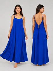 Cami Flow Maxi Dress - Blue