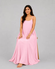 Cami Flow Maxi Dress - Baby Pink