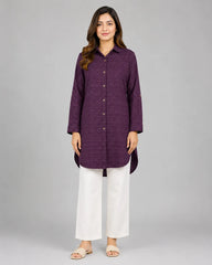 Maroon Mosaic Tunic