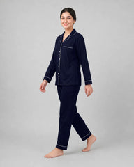 Navy Blue Classic Dream Lounge Set