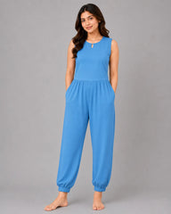 Classic Jumpsuit - Sky Blue