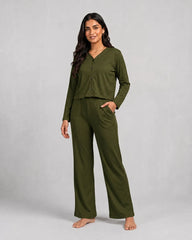 Olive Aura Lounge Set