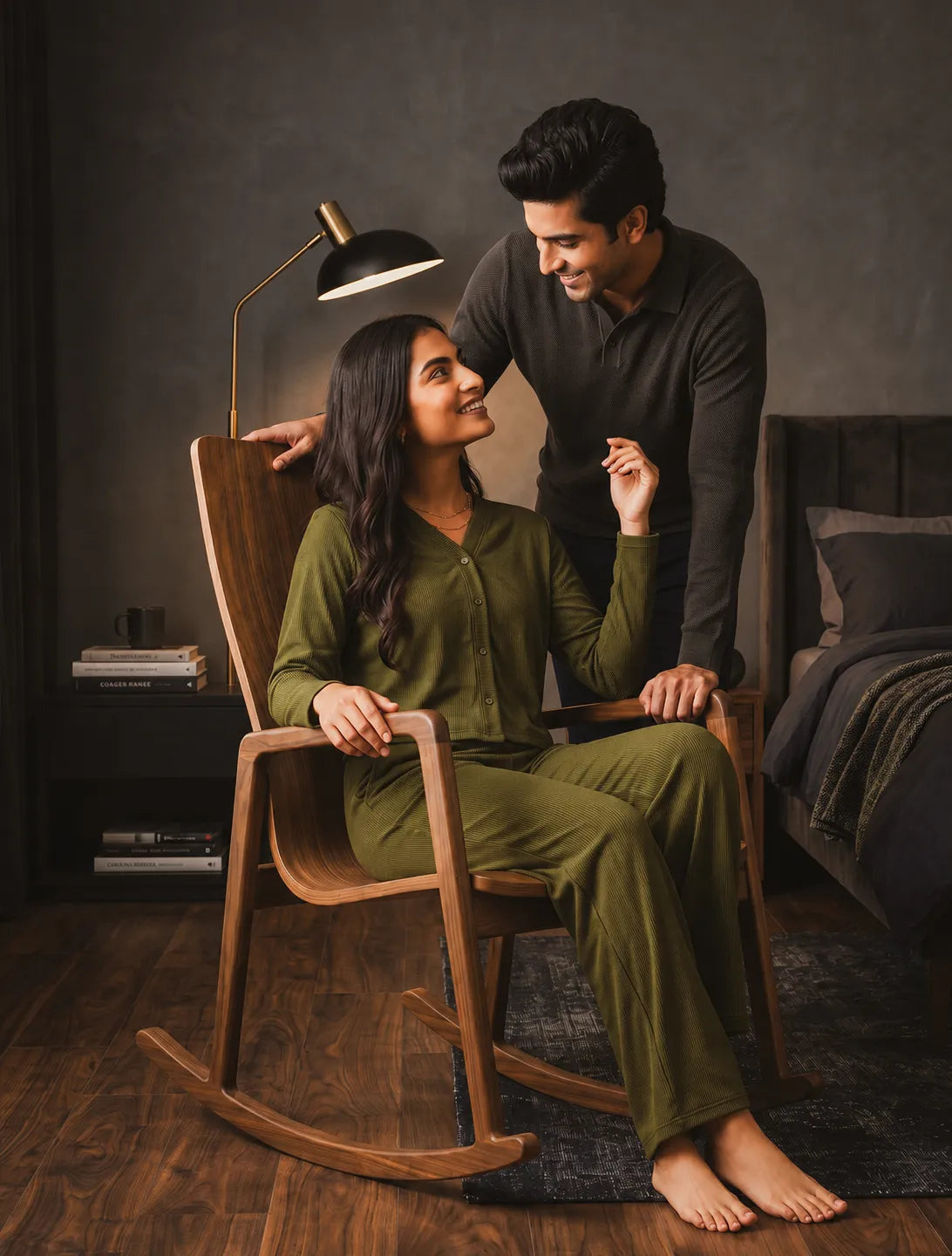 Olive Aura Lounge Set