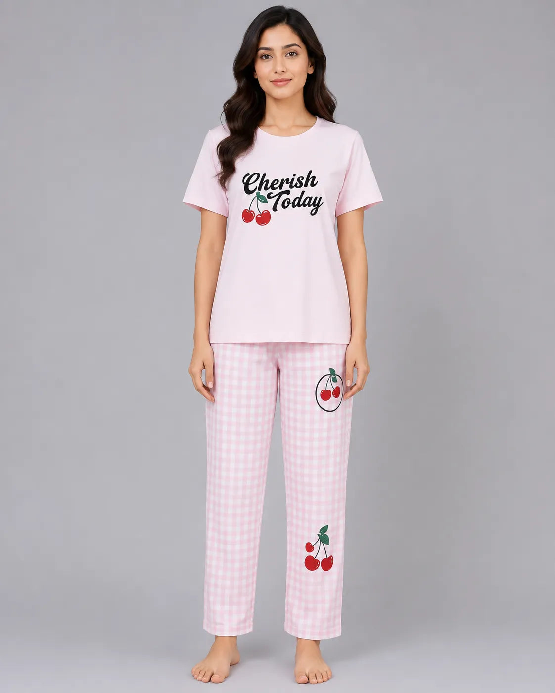 Cherish Today Night Suit - Pink
