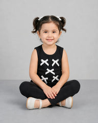 Black Midnight Bow Set