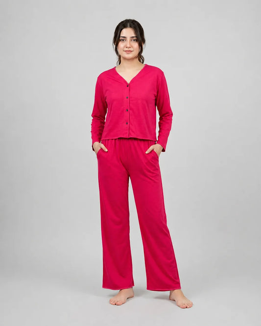 Deep Magenta Aura Lounge Set