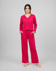 Deep Magenta Aura Lounge Set
