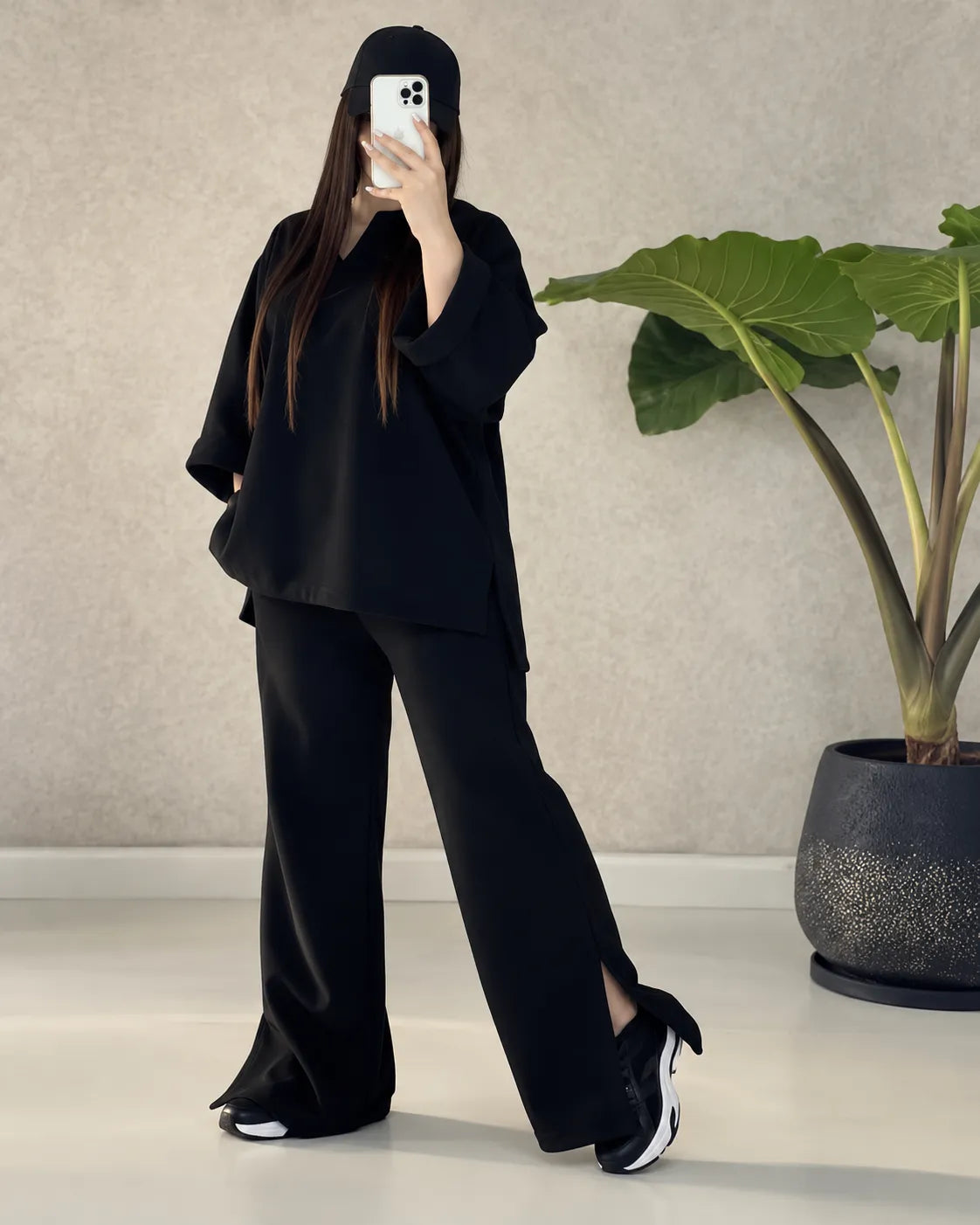 Women Fashion Winter Bottom Cut Style Track suit