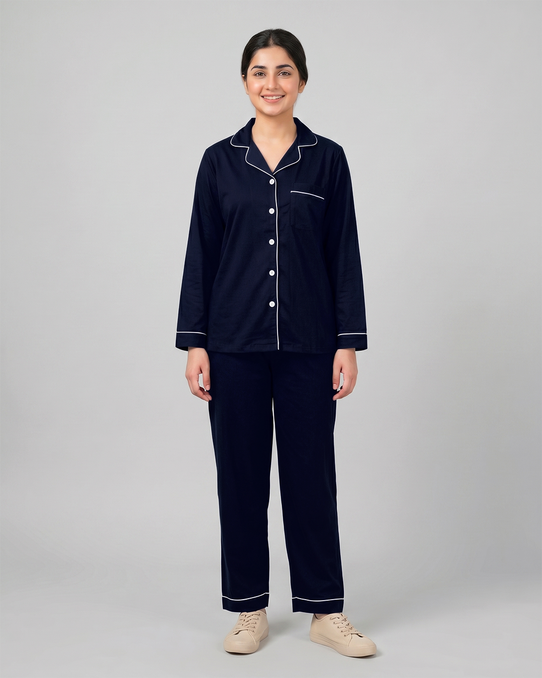 Navy Blue Classic Dream Lounge Set