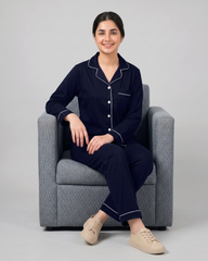 Navy Blue Classic Dream Lounge Set