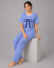 Bow Bliss Nightwear - Blue