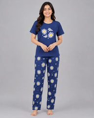 Blue Garden Pajama Set