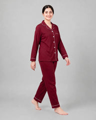Maroon Classic Dream Lounge Set