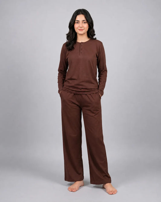 Women Pure Comfort Set - Chocolate Brown