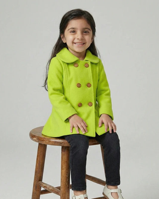 Girls Lime Green Coat