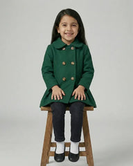 Girls Emerald Green Coat