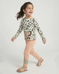 Girls Leopard Print Character Pajama Set