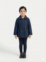 Girls Blue Coat