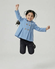 Girls Sky Blue Coat