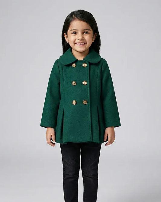 Girls Emerald Green Coat