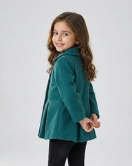Girls Teal Green Coat