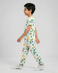 Galaxy Print Kids Pajama Set