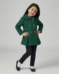 Girls Emerald Green Coat