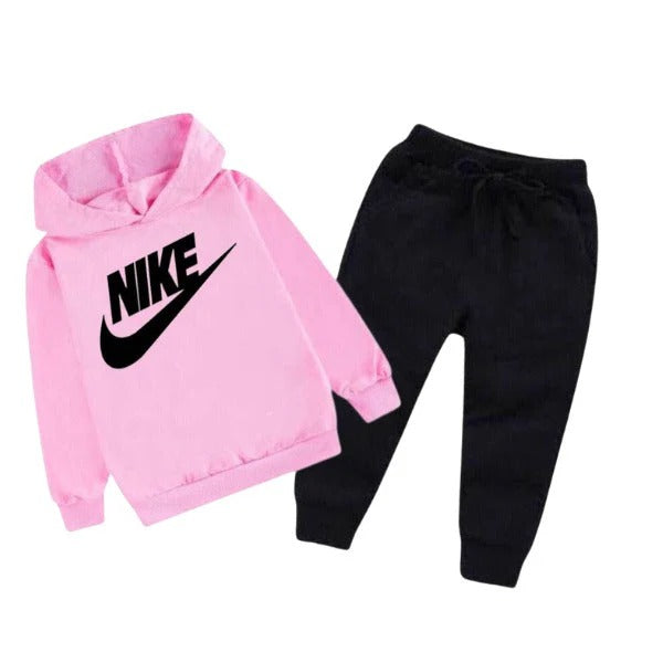 Kids Winter Hoodie Set | Nike Printed