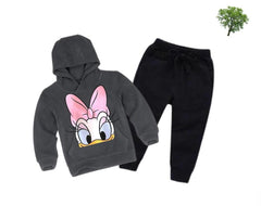 Kids Winter Hoodie Set | Duckling Printed