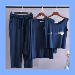 Women 3 Pieces Night Suit - Me + You