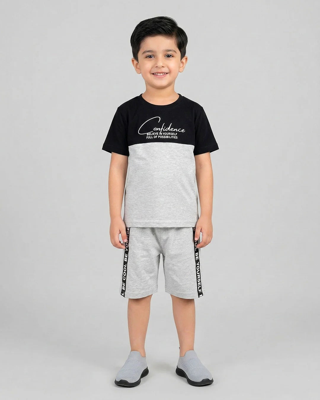 Grey Confidence Short Set