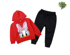 Kids Winter Hoodie Set | Duckling Printed