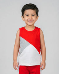 Mono Sport Shorts Set - Red