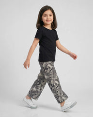 Tropical Leaf Kids Pajama Set