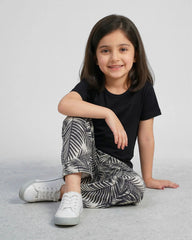 Tropical Leaf Kids Pajama Set