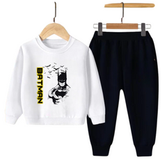 Kids Winter Sweat Shirt Set | Batman Printed